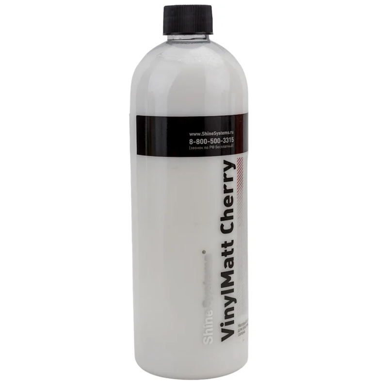 Полироль матовый Shine Systems VinylMatt Cherry, для пластика салона, 750 мл в Туле