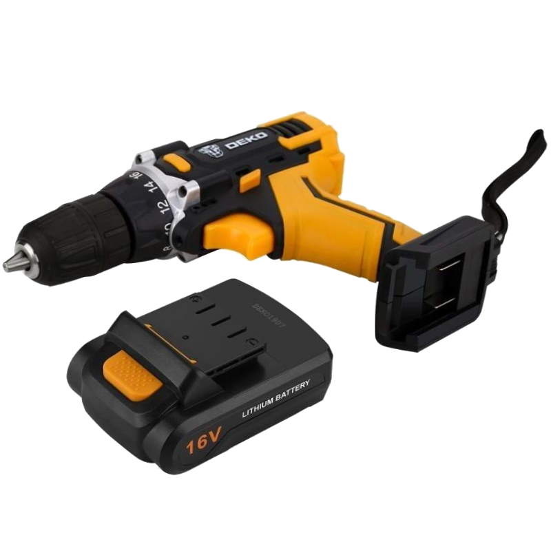 Аккумуляторная дрель-шуруповерт Deko DKCD16FU-Li 063-4098 в Иваново