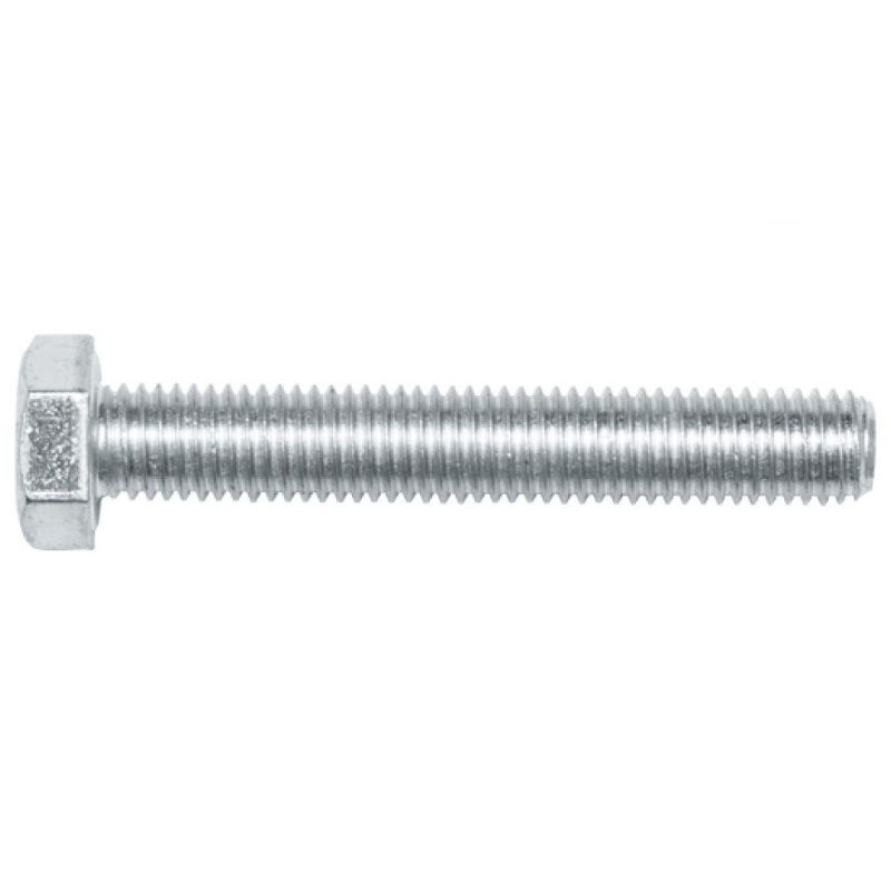 Болт Starfix SMV1-23553-5, М16х100 мм, шестигранный, цинк, класс прочности 5.8, DIN 933, 5 кг в Муроме