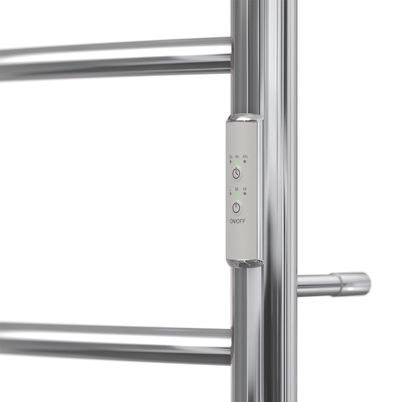 Полотенцесушитель электрический Point Афина PN04858P П5 (800х500, с полкой, хром) в Твери