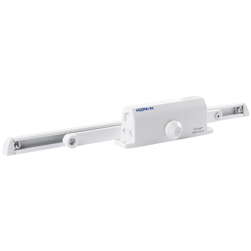Доводчик дверной Нора-М ISPARUS 440 Slider 18781, от 70 до 130 кг, белый, со скользящей тягой в Череповце