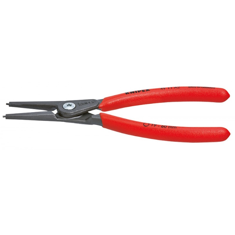 Щипцы прецизионные Knipex KN-4911A4 для внешних стопорных колец, прямые губки, Ø 85-140 мм, длина 320 мм