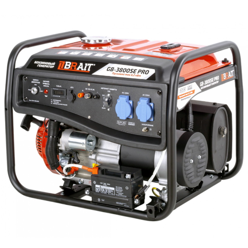Бензиновый генератор Brait GB-3800SE PRO, 02.01.096.035 во Владимире