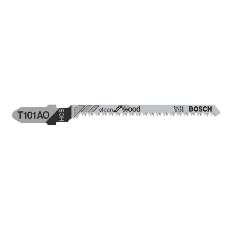 Пилки для лобзика Bosch 2.608.630.031 (T101AO, HCS, 5 шт.)