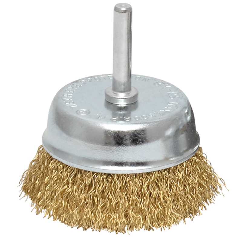 Щетка для дрели Cutop Profi 82-534 тип Чашка латунированная витая проволока 03 мм 65 мм 224₽