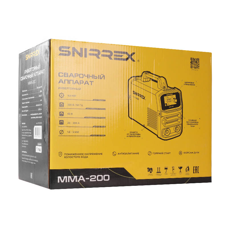 Аппарат сварочный Snirrex MMA-200  в Иваново