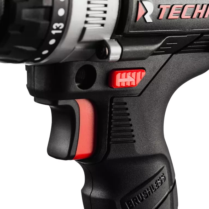 Дрель-шуруповерт Runtec TECHNIC RT-ID100T ударная аккумуляторная 13 мм, 20В, 2*4Ач, 100Нм в Твери