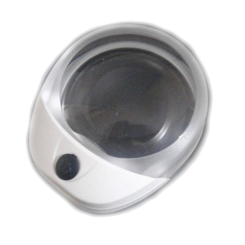 Лупа настольная контактная Kromatech 72931, 10x, 60 мм, с подсветкой (1 LED) PW6010C