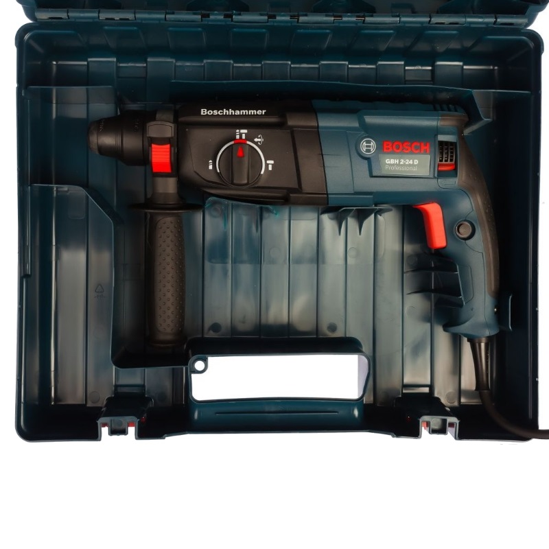 Перфоратор Bosch GBH 2-24 D 0.611.2A0.000 + буры 0.611.2A0.003 в кейсе, с защитной муфтой в Рыбинске