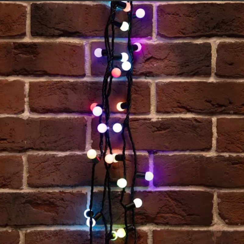 Гирлянда светодиодная Neon-Night  "Мультишарики"  303-509-2, 10м, d17.5мм, 100LED