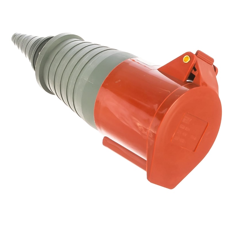 Розетка кабельная IEK ССИ-224 (32 А, 380 В, 3P+PЕ, IP44) PSR22-032-4 в Рыбинске