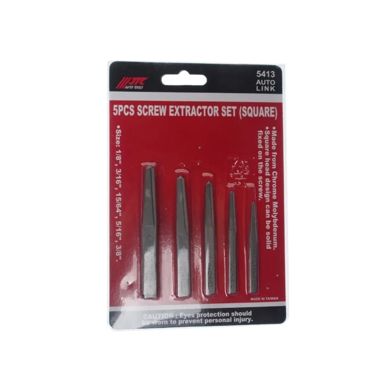 Набор экстракторов забивных JTC JTC-5413 5 предметов 18 316 1564 516 38 Cr-Mo 1386₽