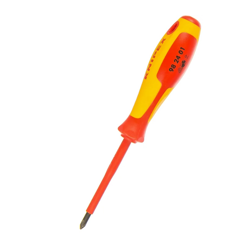 Отвертка крестовая Knipex KN-982401, изолированная, 1000В, PH 1х80мм в Александрове