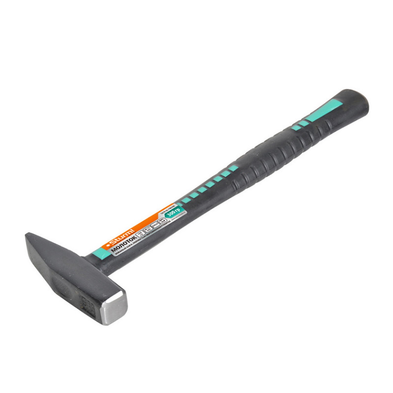 Молоток слесарный Sturm 1010-02-FR0300, 300 г, кованный боек, фибергласовая рукоятка в Ярославле