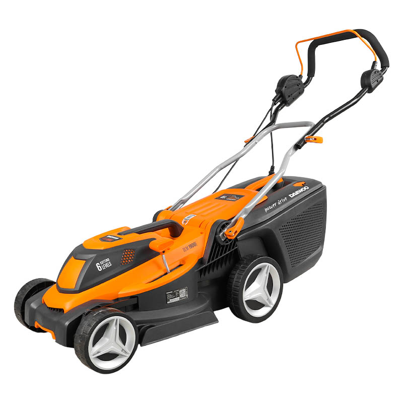 Газонокосилка электрическая Daewoo DLM 1900E (38см, объем травосборника 45 л, задний выброс травы)