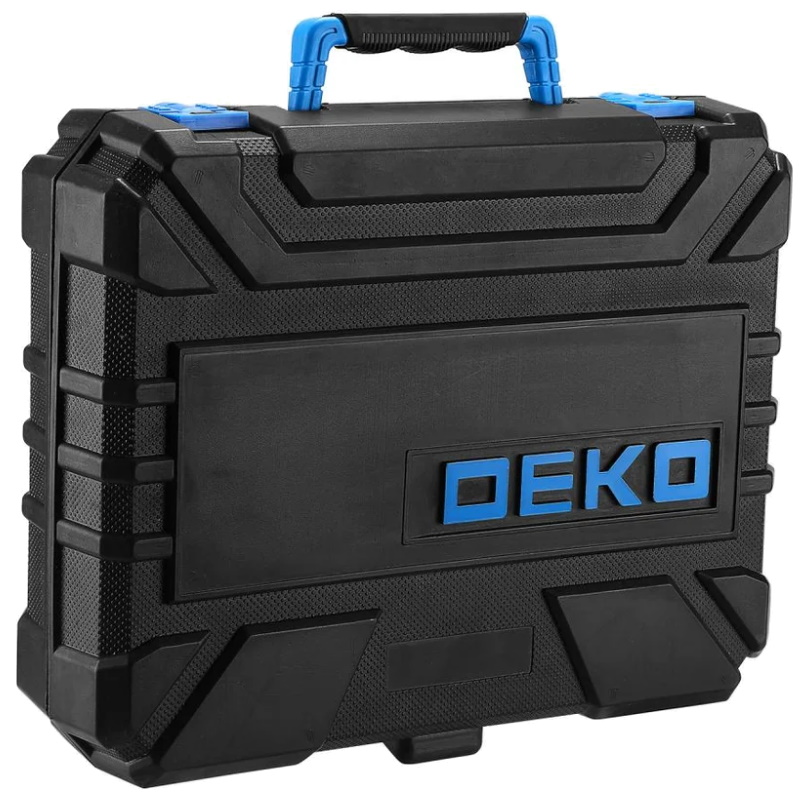 Аккумуляторная дрель-шуруповерт Deko DKCD12 083-1113, в кейсе + набор инструментов 92 штуки, 12 В, 2х2.0 Ач в Угличе