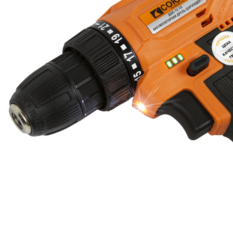 Аккумуляторный шуруповерт Союз ДШС-14-1Л 