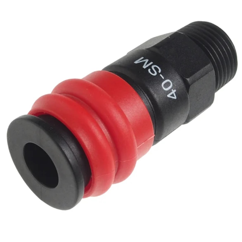 Соединитель быстросъемный композитный JTC JTC-JW1071-40SMC 12 внешн резьба европейский стандарт тип БРС мама 832₽