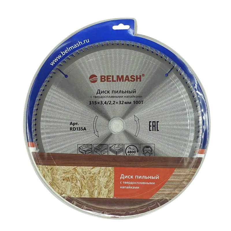 Диск пильный Belmash 315х3,4/2,2х32ММ 100Т  в Кинешме