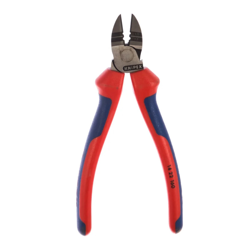 Бокорезы-стрипперы Knipex KN-1422160, 160 мм, фосфатированные, 2-компонентные ручки в Череповце