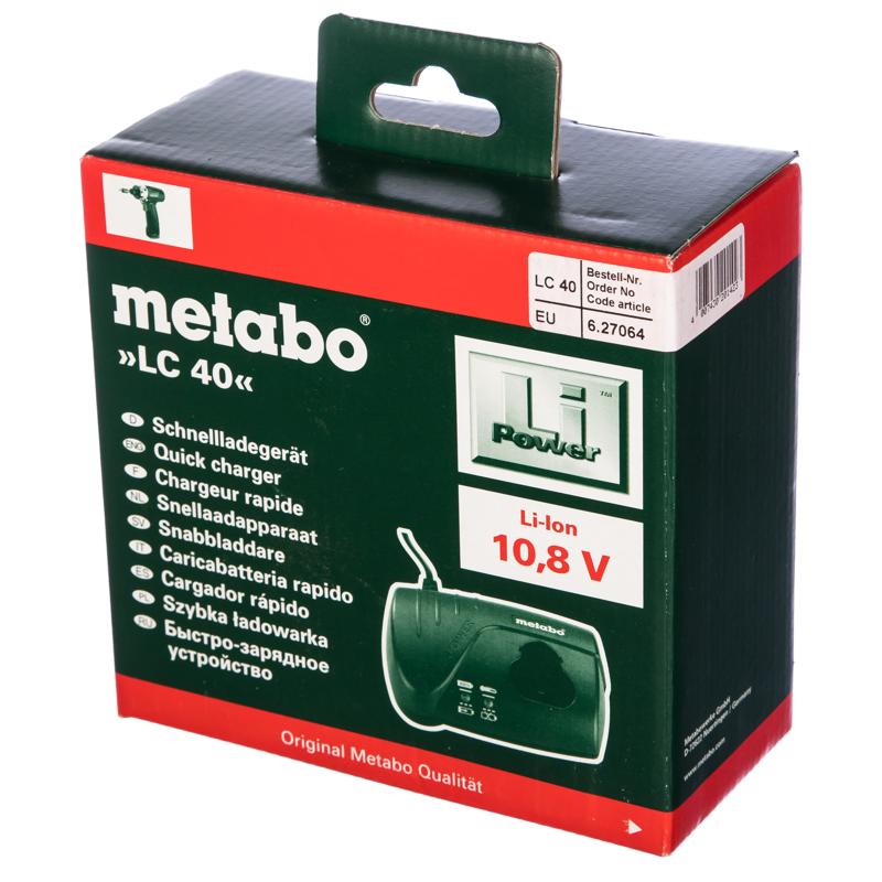 Зарядное устройство для инструмента Metabo LC40 627064000 (напряжение 10.8В, тип li-ion) в Иваново