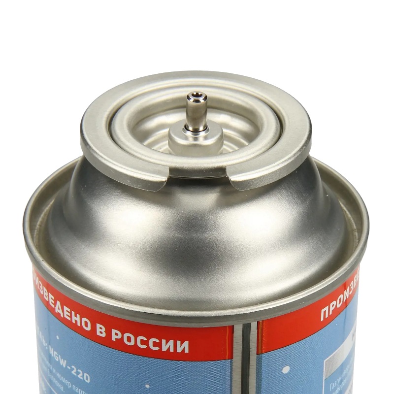 Баллон одноразовый туристический ГАЗ РФ зимний (газ 220 гр)