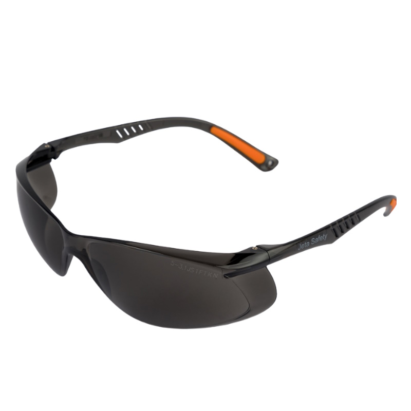 Очки защитные открытого типа Jeta Safety JSG-7680S Optic-Fit, дымчатые линзы от запотевания и царапин в Кинешме