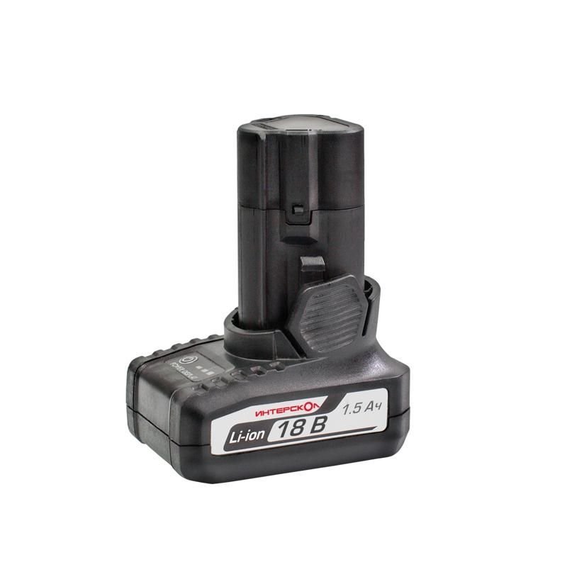 Аккумуляторный туннельный блок Интерскол 2400.016 БА-1.5/18, 1.5 А/ч, 18 В, Li-ion