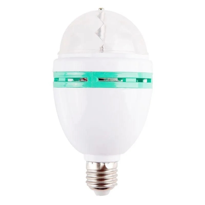 Лампа светодиодная Neon-Night "Диско" 601-253 401730, 6Вт 3LED RGB E27 230В IP20 80х80х195мм в Муроме