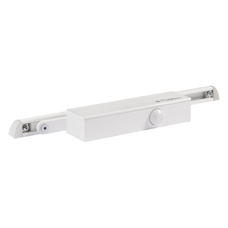 Доводчик дверной Нора-М SL 830 Slider 18837, от 25 до 80 кг, со скользящей тягой, белый в Угличе