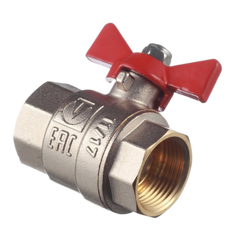 Кран шаровой Valtec BASE ВР-ВР 3/4" с бабочкой VT.217.N.05
