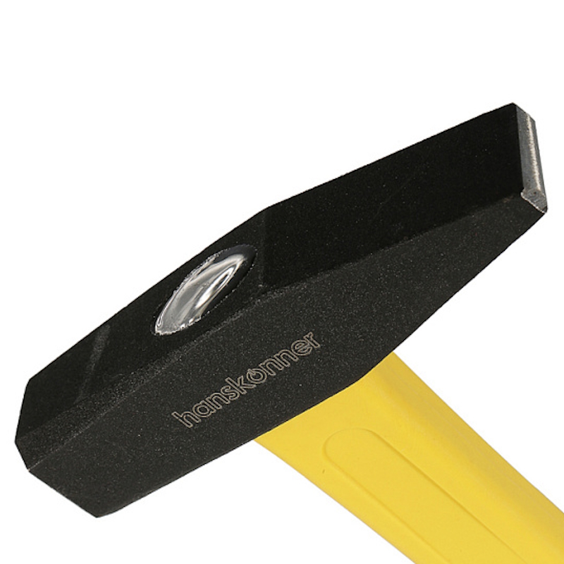 Молоток слесарный Hanskonner HK1010-83-500, кованый боек, 500 г, фибергласовая рукоятка в Муроме
