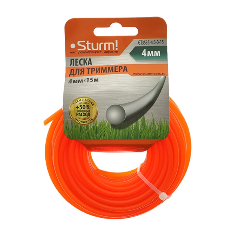 Леска для триммера Sturm GT3535-40-0-15 256₽