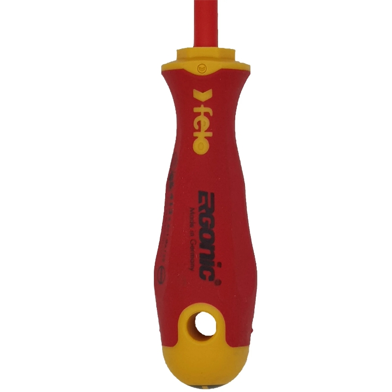 Отвертка диэлектрическая Felo Ergonic 41304590, плоская шлицевая 4,5X1,0X125 (Германия) в Череповце
