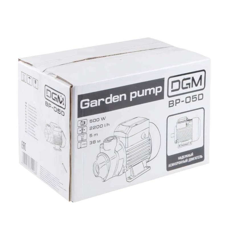 Насос садовый Dgm BP-05D, 500 Вт, 2200 л/ч в Коврове