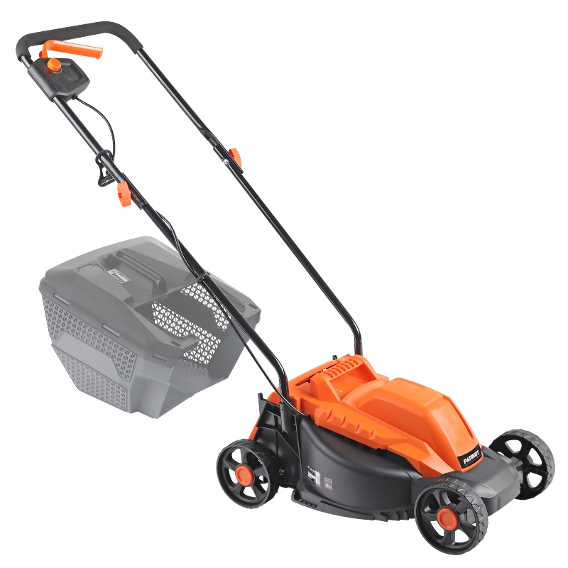 Газонокосилка электрическая Patriot PT 1130E 512309231, 1200 Вт, 32см, высота 3 позиции, пластиковый травосбоник 30л в Коврове