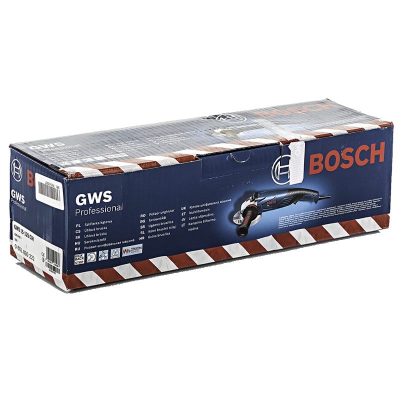 Угловая шлифмашина (болгарка) Bosch GWS 15-125 CIH 0.601.830.222, 125 мм, 1500 Вт, плавный пуск в Муроме