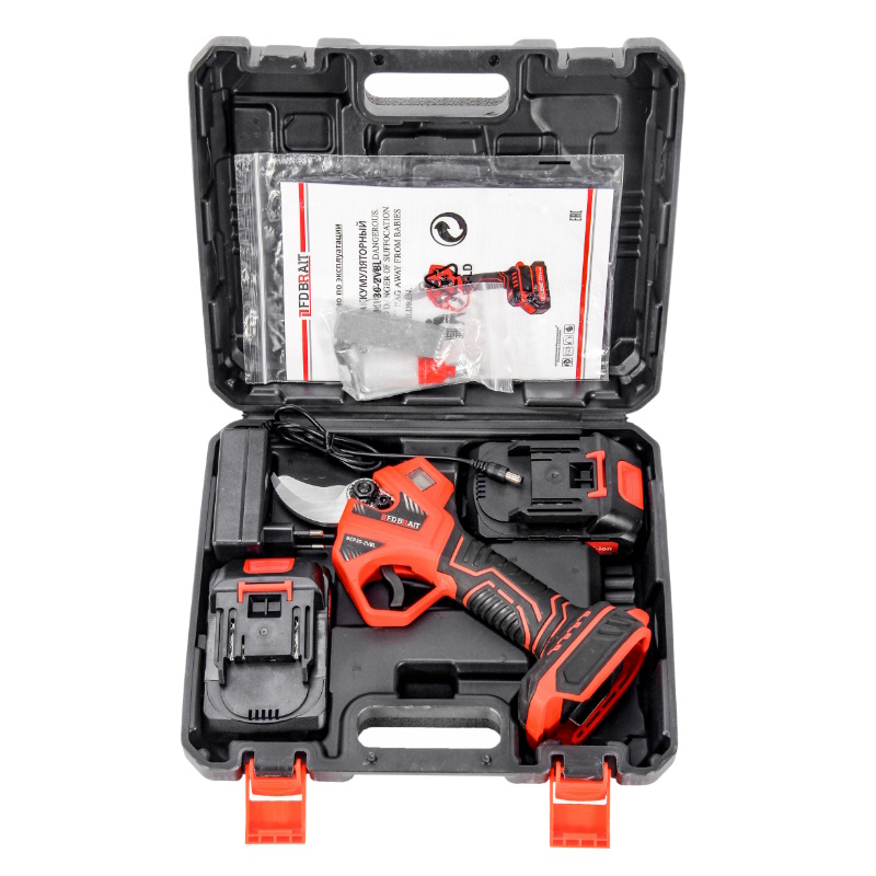 Секатор аккумуляторный Brait BCP30-2VBL 21.01.256.019 (Li-ion, АКБ 2*2AH, З/У 1А,20В, макс. 30 мм) в Муроме