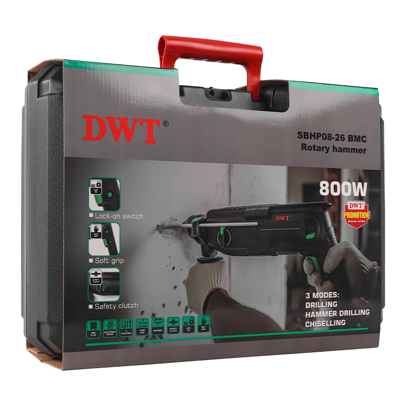 Перфоратор DWT SBHP08-26 BMC  в кейсе, с защитной муфтой в Костроме