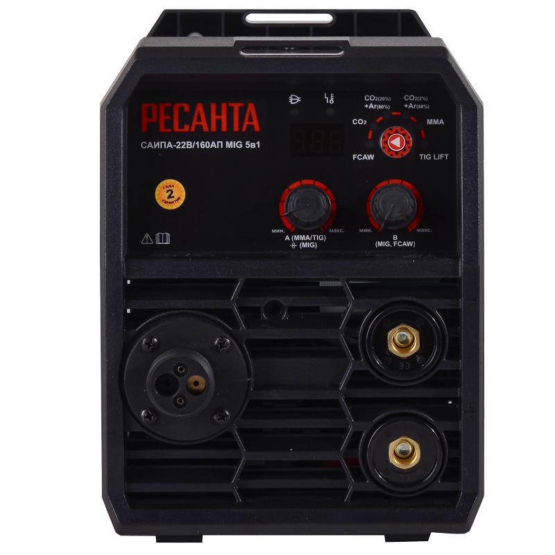 Сварочный полуавтомат Ресанта САИПА-22В/160АП MIG 65/219, 5в1 в Ярославле