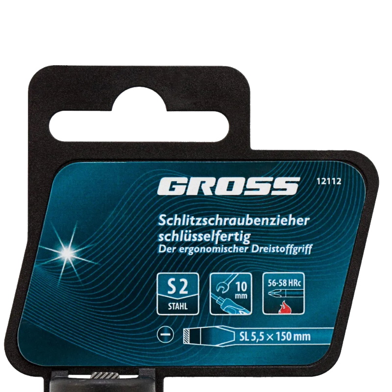 Отвертка Gross 12112, SL5.5*150 мм, S2 в Туле