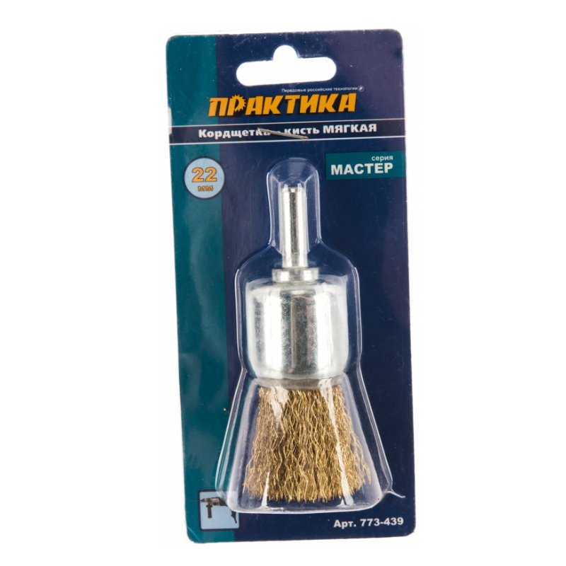 Кордщетка для дрели кистеобразная Практика 773-439 (22 мм, мягкая) в Туле