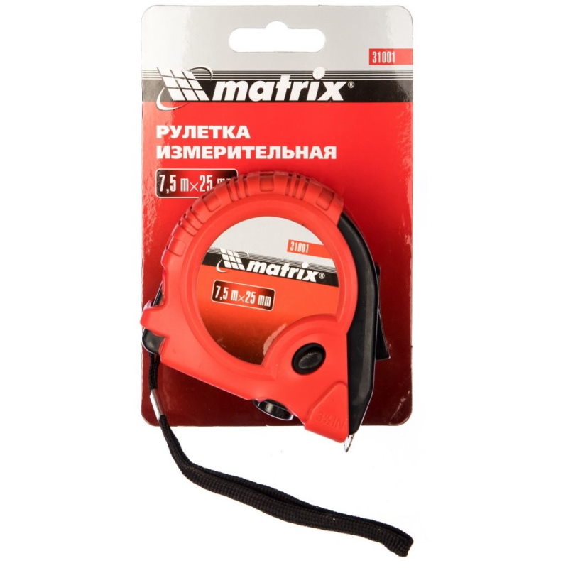 Рулетка Matrix Rubber 31001 (7.5 м, 25 мм) в Иваново