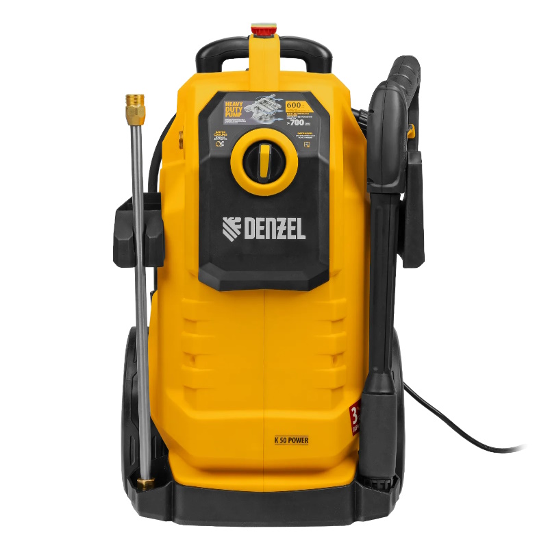 Мойка высокого давления Denzel K 50 Power 58271, 150 бар, 2100 Вт, 600 л/ч, асинхронный двигатель в Угличе
