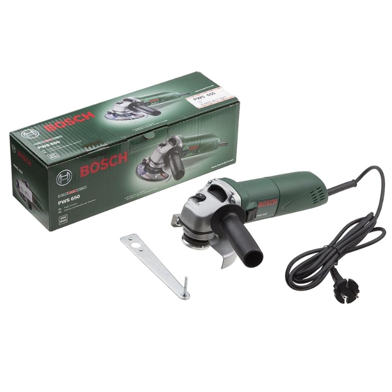 Угловая шлифмашина (болгарка) Bosch PWS 650-115 0.603.411.021, 115 мм, 650 Вт