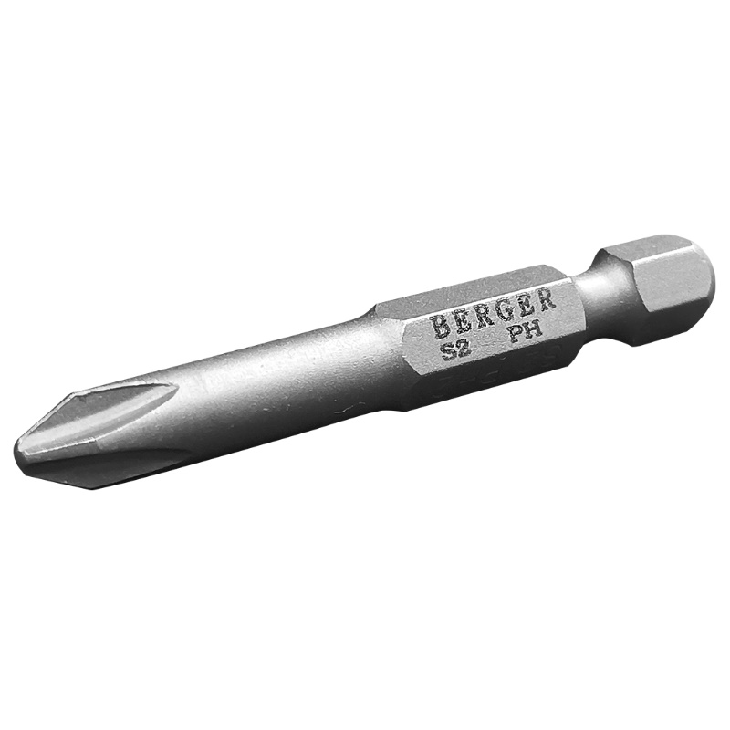Биты Berger BG2398, магнитные, PH2, 50 мм, 2 шт., S2 в Рыбинске