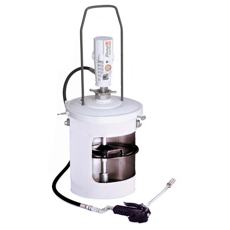 Пневматический солидолонагнетатель Samoa 424172710 с насосом PM3 для ведер 20 кг следящая пластина в комплекте 81998₽