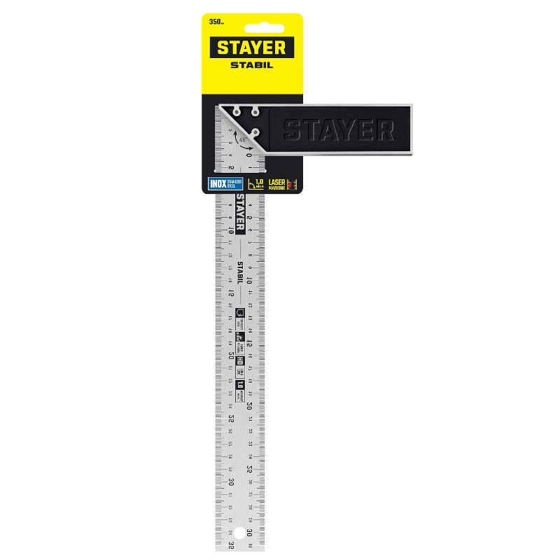 Угольник столярный Stayer Professional 3431-35, 350 мм в Кинешме
