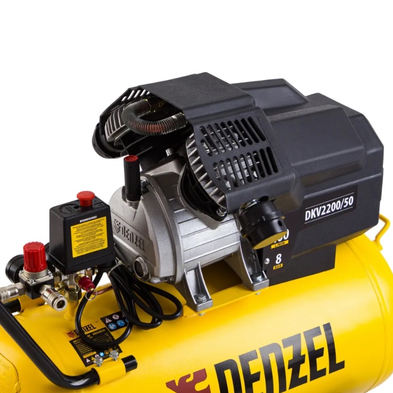 Компрессор воздушный Denzel DKV2200/50 58083, Х-Pro, 2,2 кВт, 400 л/мин, 50 л во Владимире