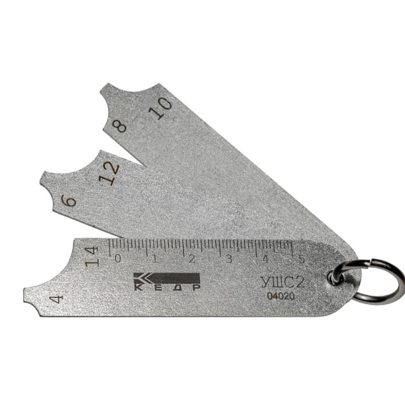 Шаблон сварщика Кедр УШС-2 с калибровкой 8021853 1127₽